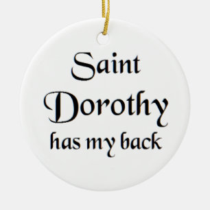 sint dorothea koffiemok keramisch ornament