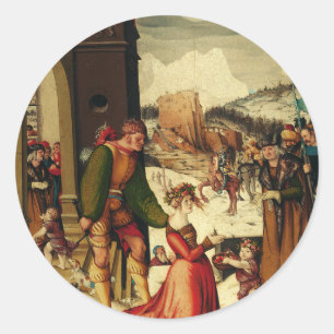 Sint Dorothy van Caesarea Ronde Sticker