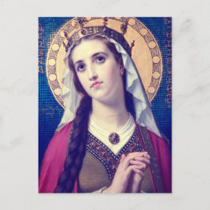 Sint Elisabeth van Hongarije Premium Romantische S Feestdagenkaart