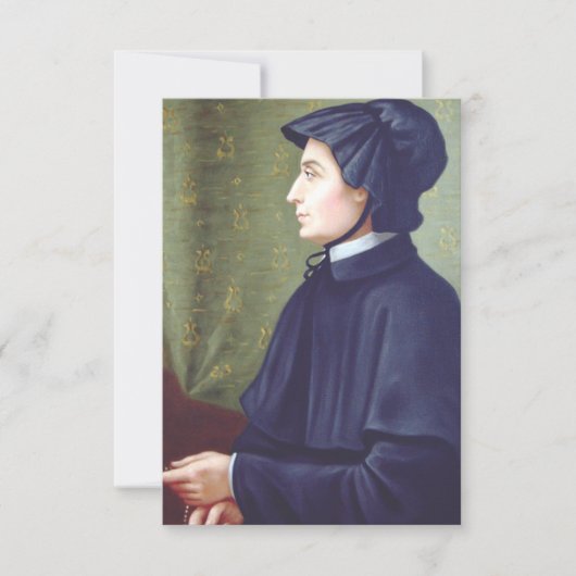 Sint Elizabeth Ann Seton Bedankkaart (Voorkant)