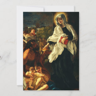 Sint Frances van Rome Feestdagenkaart