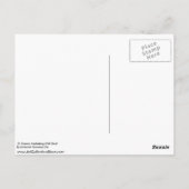Sint-Francis bespioneert met de schedel Briefkaart (Achterkant)