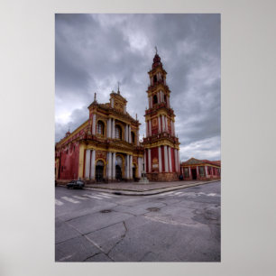 Sint-Francis-kerk in Salta Poster