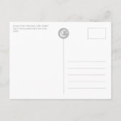 Sint-Francis predikt het Briefkaart van de vogelst (Achterkant)