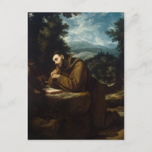 Sint-Francis van Assisi, dierliefhebber Briefkaart