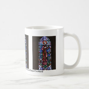 Sint-Francis van Assisi gekleurd glas Koffiemok
