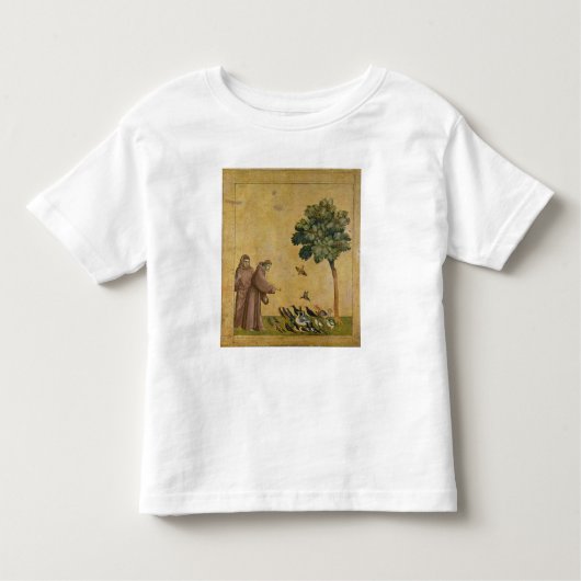 Sint-Francis van Assisi predikt de vogels Kinder Shirts (Voorkant)