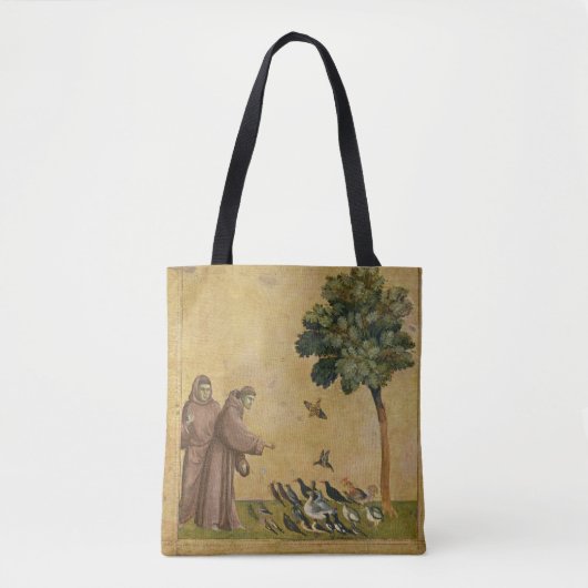 Sint-Francis van Assisi predikt de vogels Tote Bag (Voorkant)