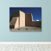 Sint-Francis van de kerk van Assisi Canvas Afdruk (Insitu (Houten vloer))