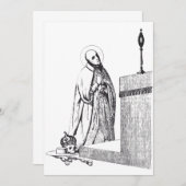 Sint-Franciscus Borgia Hertog van Gandía Kaart (Voorkant / Achterkant)