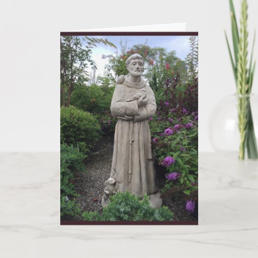 Sint-Franciscus inspirerend Kaart (Voorkant)
