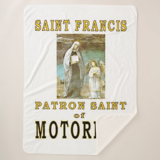 SINT FRANCISCUS SHERPA DEKEN (Voorkant)