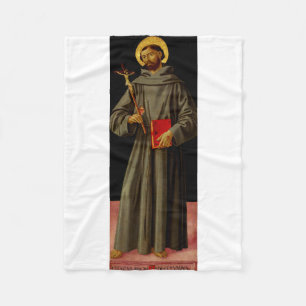 Sint Franciscus van Assisi door Antoniazzo Romano Fleece Deken