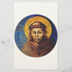 Sint Franciscus van Assisi Het zonnelied van de sc Briefpapier