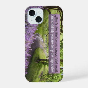 Sint Franciscus van Assisi Inspirerend Quote mogel iPhone 15 Hoesje