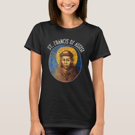 Sint Franciscus van Assisi T-shirt (Voorkant)