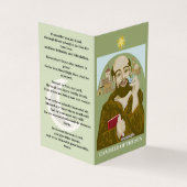Sint Franciscus van de Zon Visitekaartjes (Buitenkant)