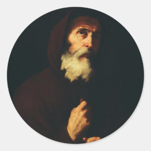 Sint-Franciscus van Paola Ronde Sticker