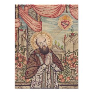 Sint Franciscus van Sales Bisschop van Genève Foto Afdruk