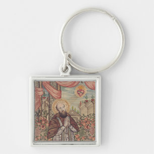 Sint-Franciscus van Sales Bisschop van Genève Sleutelhanger