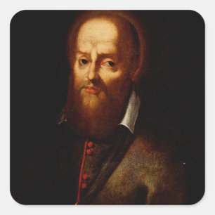 Sint Franciscus van Sales Vierkante Sticker