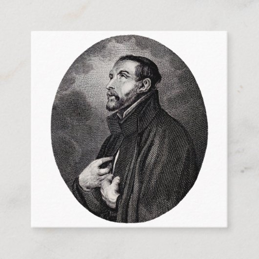 Sint-Franciscus Xaverius Vierkante Visitekaartje (Voorkant)
