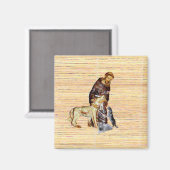 Sint-Franciscusmagneet Magneet (Voorkant / Achterkant)