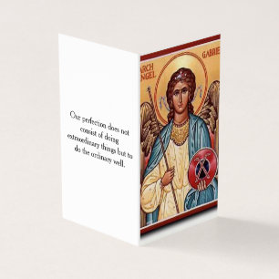 Sint Gabriël de Aartsengel Gebedskaart Kaart