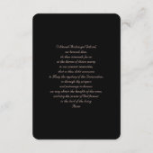 Sint Gabriël de aartsengel met gebed Informatiekaartje (Achterkant)