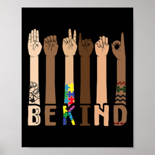 Sint-gebarentaal handschrift Talking Teachers Inte Poster