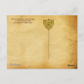 Sint-George's strijd met de draak Briefkaart (Achterkant)