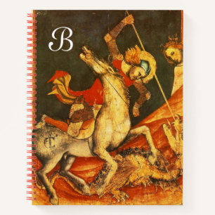 Sint-George's strijd met het Drakenmonogram Notitieboek