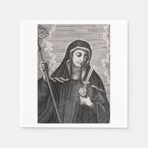 Sint Gertrude de Grote Duitse benedictijnse mystic Servet