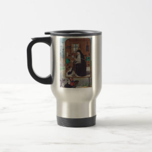 Sint Gertrude van Helfta door Simon Bening Reisbeker