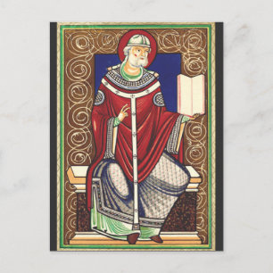 Sint Gregorius de Grote Kerkleraar Feestdagenkaart
