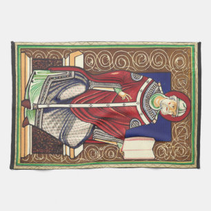 Sint Gregorius de Grote Kerkleraar Theedoek