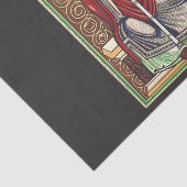 Sint Gregorius de Grote Kerkleraar Tissuepapier (Detail)