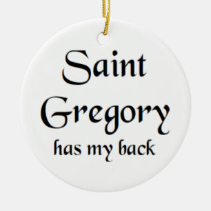 sint gregorius koffiemok keramisch ornament