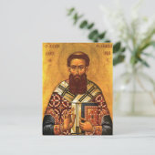 Sint Gregorius Palamas Orthodox Christelijk icoon Briefkaart (Staand voorkant)