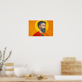 Sint Gregorius van Narek: Stem van het Gebed Poster (Keuken)