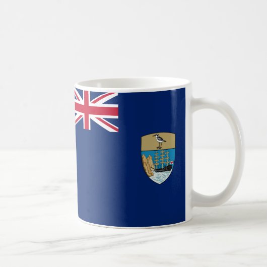 Sint-Helena Vlag Keramische Koffie Mok (Rechts)