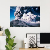 Sint-Helens blaast haar top Poster (Thuiskantoor)