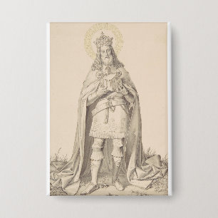 Sint-Hendrik II de Heilige Rooms-Koning Button