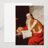 Sint Hiëronymus Feestdagenkaart (Voorkant / Achterkant)