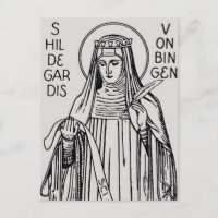 Sint Hildegard van Bingen benedictijnse abdis