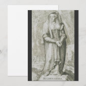 Sint-Hildegard van Bingen Feestdagenkaart (Voorkant / Achterkant)