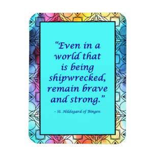 Sint Hildegard van Bingen Quote Magnet Magneet
