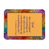Sint Hildegard van Bingen Quote Magnet Magneet (Horizontaal)