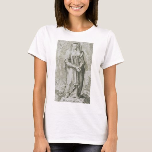 Sint-Hildegard van Bingen T-shirt (Voorkant)
