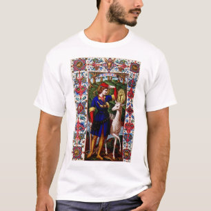 Sint Hubert van Luik met het hert T-shirt